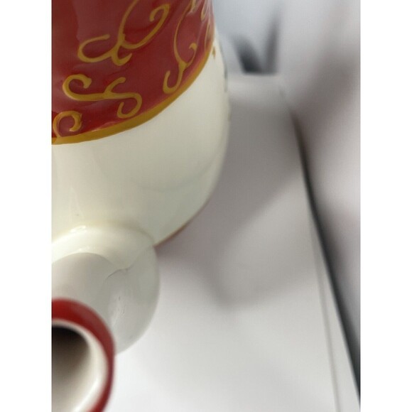 Dayspring Holiday NIB Christmas Teapot the meaning of the Christmas Wreath - Picture 6 of 12